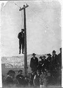 George Witherell, the murderer of Wall & McCain. Lynched Dec. 4, 1888 LCCN2012646362.jpg