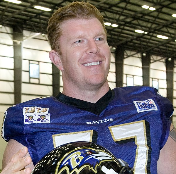 Birk with the Ravens in 2012