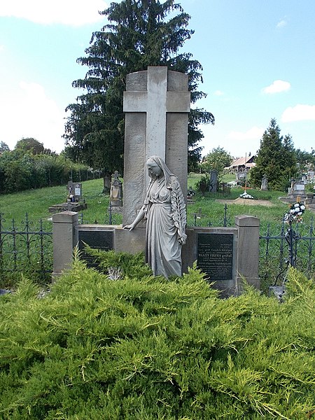 File:Gräfin Eugenia Migazzy von wall und sonnenthurm †1924, 2020 Marcali.jpg