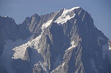 Il versante sud delle Grandes Jorasses