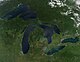 Great Lakes satellitbild