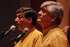 The Gundecha Brothers, Ramakant † and Umakant, masters of dhrupad vocals