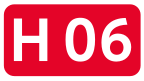 Autobahn H06 Schild}}