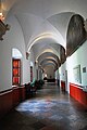 One of the hallways of the college building