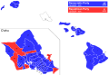 Hawaii House of Representatives Election 2016 - Results By District (Simple Colors)