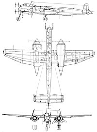 vue en plan de l’avion