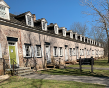 Historic Rowhouses in the Village of Allaire.