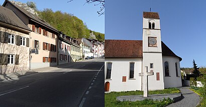 So kommt man zu Hofstetten-Flüh mit den Öffentlichen - Mehr zum Ort Hier