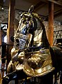 Horse armour on display in the White Tower at the Tower of London.