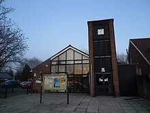 The refurbished library, pictured in March 2012 Ickenham Library.jpg