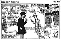 Стрип Тада Доргана «Крытый спорт» от 8 января 1916 года с использованием термина «хот-дог»