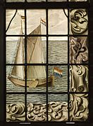 Stained-glass window in Sint-Bonifaciuskerk