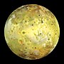 Moon Io (Jupiter) image by Galileo, 1999