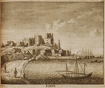 Jaffa, by Cornelis de Bruijn, c. 1675