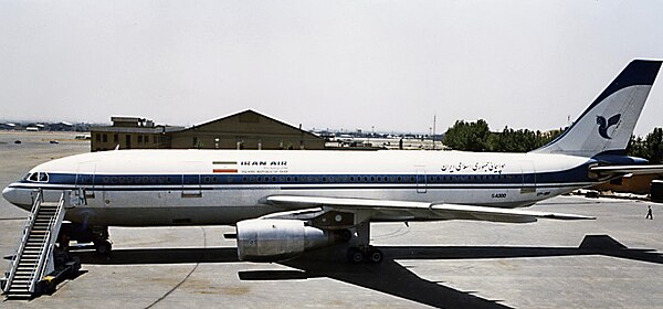 An Iran Air Airbus A300B2-203 similar to the aircraft involved.