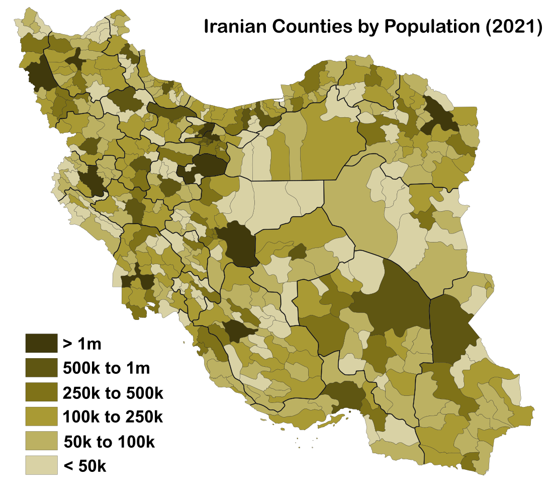 List of cities in Iran by province