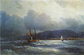 Trebizond from the sea by Ivan Aivazovsky