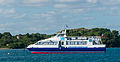 2405) Bâteau de croisière dans le Golfe du Morbihan, Bretagne, France. 17 juillet 2014