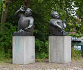 Janos Enyedi - Marktschreier, 1989, Bronze