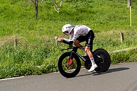 Jay Vine during time trial of Itzulia Basque Country race - stage 1.jpg