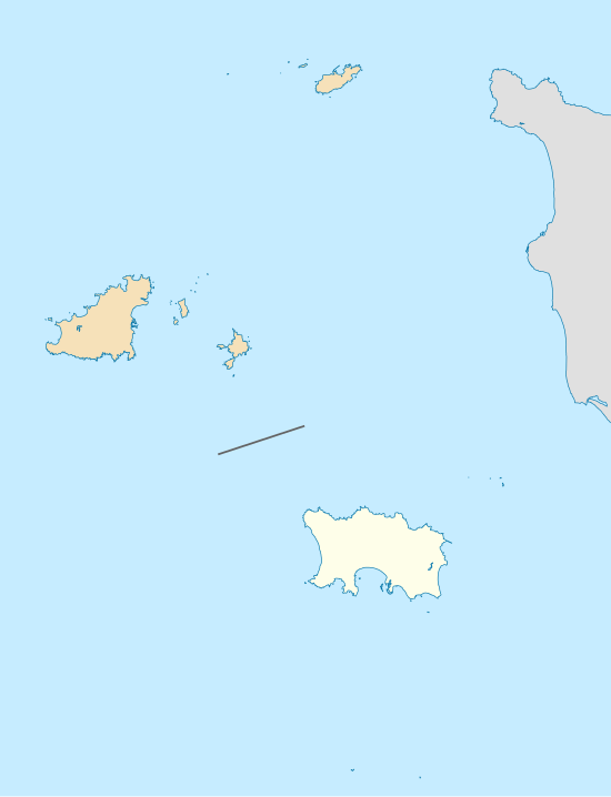Jersey megalit térképe