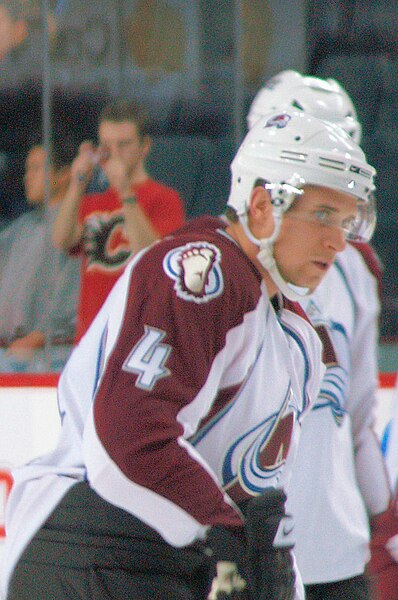 Liles with the Avalanche in 2007.