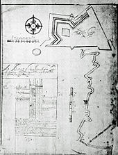 John Barnwell's 1722 drawing of the route from Fort King George to St. Simons Island. It was here Barnwell wanted to move Fort King George to in that year. The data on the chart at left is navigational information. John Barnwells Route to SSI with River Info.jpg