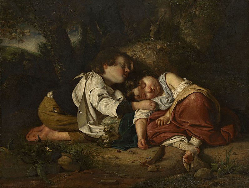 File:John Thomas Peele (1822-97) - The Children in the Wood - RCIN 403633 - Royal Collection.jpg