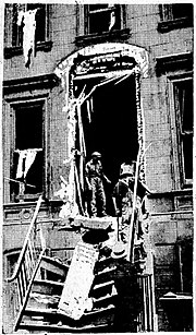 Thumbnail for File:Judge Charles C Knott house in NYC after an anarchist bomb 1919.jpg