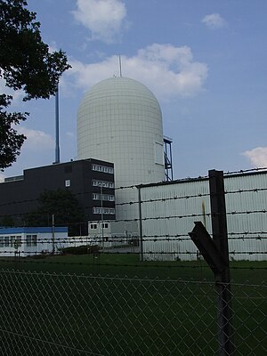 Kernkraftwerk Lingen im August 2010