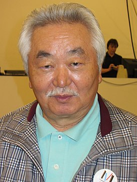 Anatoly Kim en el 7º Festival Internacional del Libro Abierto de Moscú, 2012