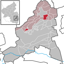 Kaart van Kirchheim an der Weinstraße