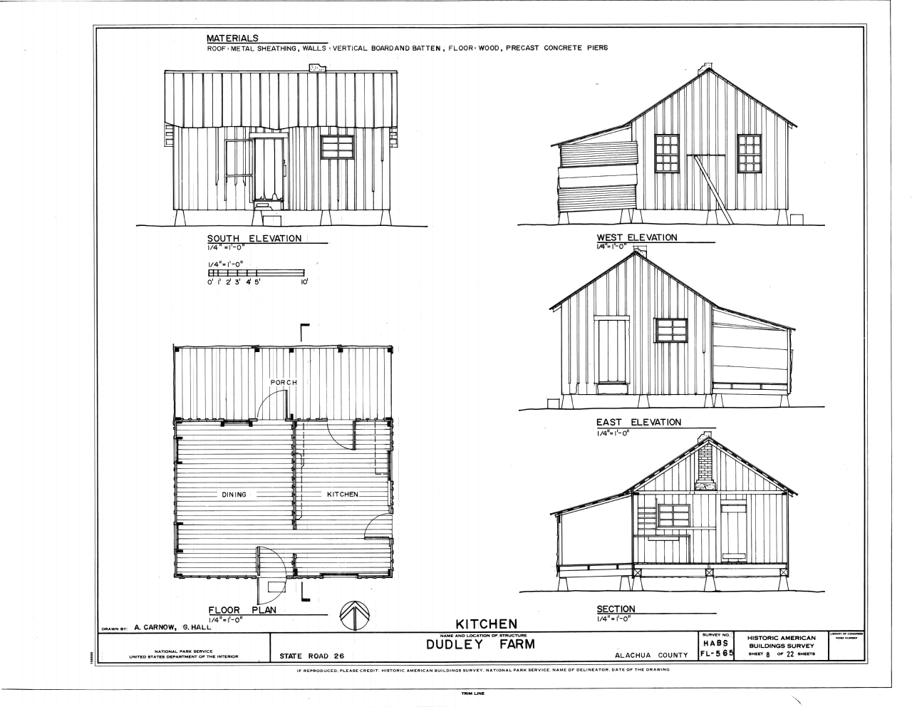 File Kitchen Elevations  Floor Plan  and Section Dudley 
