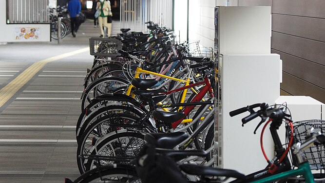 Bicycle parking, Japan