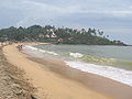 Kovalam beach with Leela Kovalam in the background