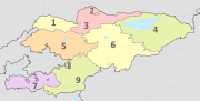 Miniatura para Organización territorial de Kirguistán