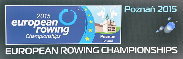 Description de l'image LOGO European rowing championships 2015 Poznan.jpg.