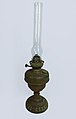 Metal and glass lantern, (Brazil, 20th century)