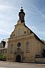 Katholische Kirche St. Kohannes der Täufer in Lauingen im Landkreis Dillingen an der Donau (Bayern), Johannesstraße 5