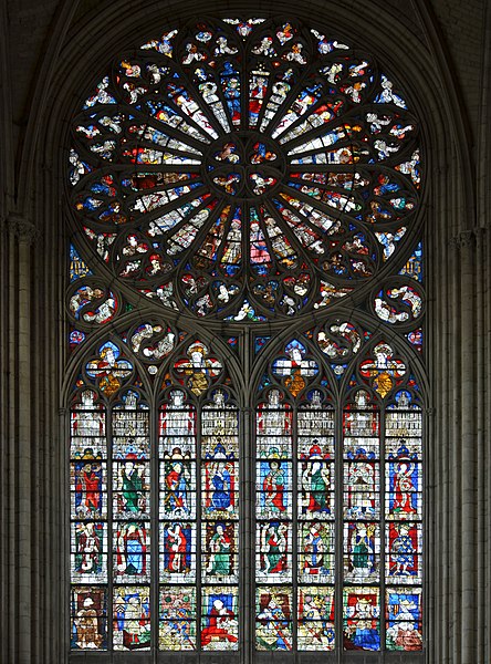 File:Le Mans - Cathedrale St Julien Rose.jpg