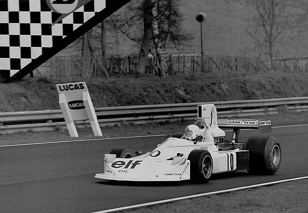 Lombardi at the 1975 Race of Champions driving a March 751