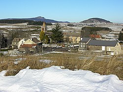 Skyline of Les Vastres