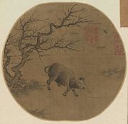 Li Tang, Boy and water buffalo, collected by the Palace Museum, Beijing.