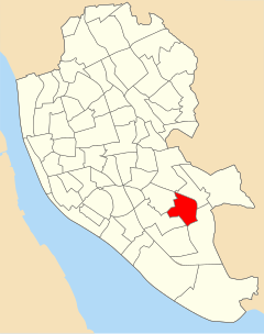 Liverpool Woolton Village (2023 ward).svg