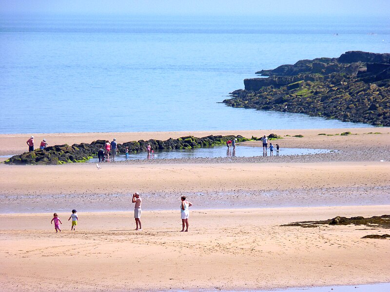 File:Lligwy Beach Fish Weir, Moelfre.JPG