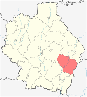 Инжавинский район на карте
