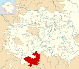 Locatie van het Hertogdom Saksen-Coburg in 1680