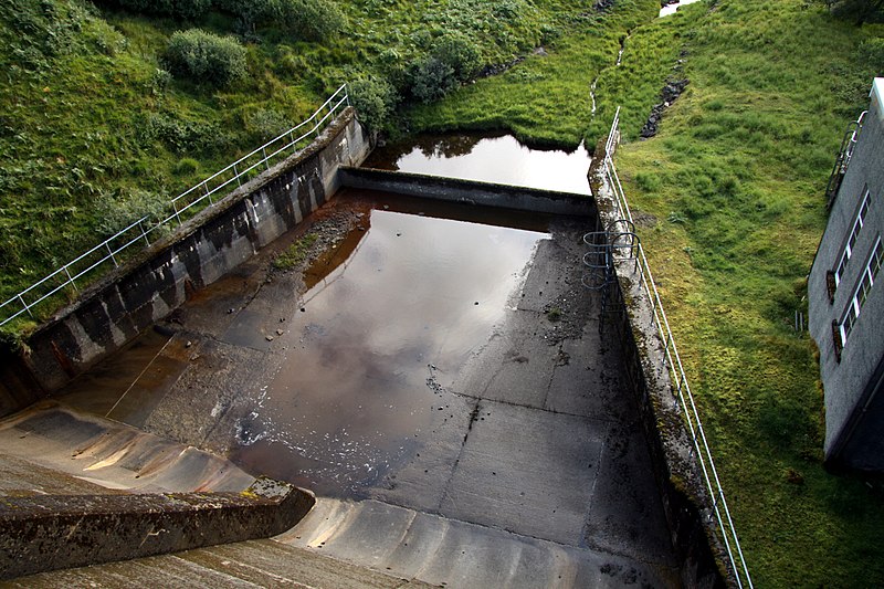 File:Loch Leathan Dam in summer 2012 (7).JPG