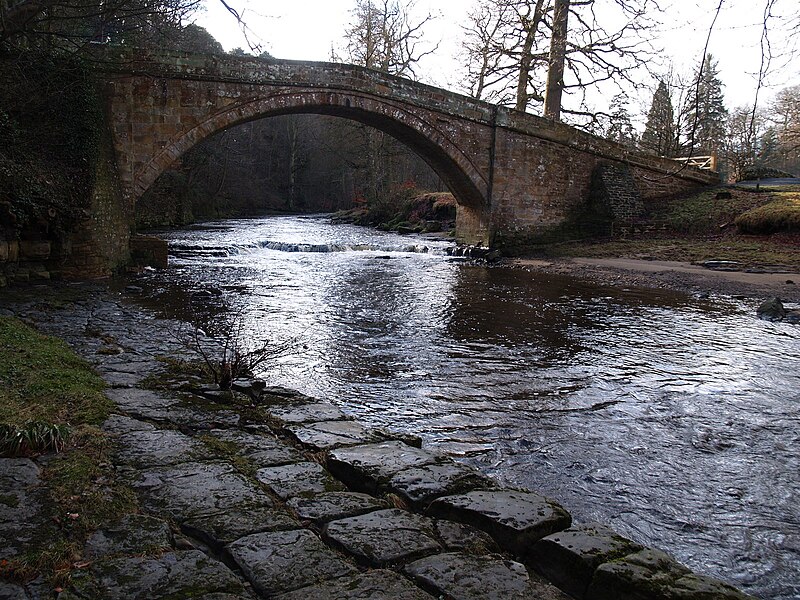 File:Lord's Bridge, Devils Water, Dilston - geograph.org.uk - 1710426.jpg