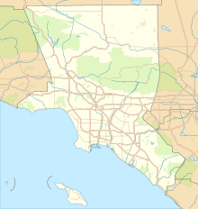 Los Angeles County before the secession of Orange County in 1889. Los Angeles County Before OC Secession.svg